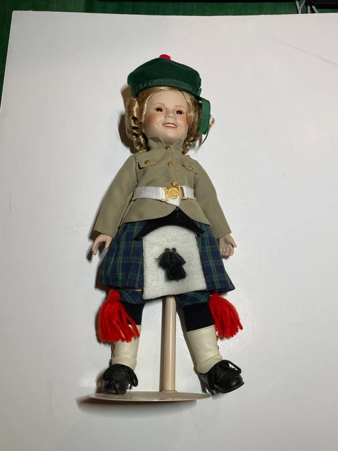 1986 Danbury Mint Shirley Temple Doll Wee Willie Winkie NM