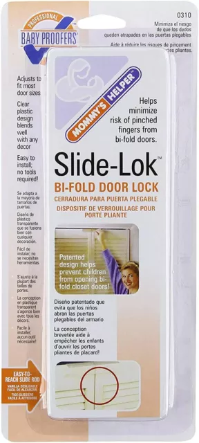 Mommy's Helper Slide-Lok Bi-Fold Door Lock I