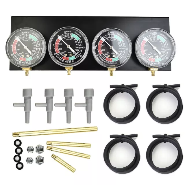 Motorrad Vergaser Vakuummessgerät Balancer Kit für 4 Zylinder Fahrrad Tuning