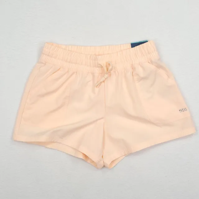 DSG Fashion Girls Shorts Size Youth Large Peach Mid Rise Relaxed Fit