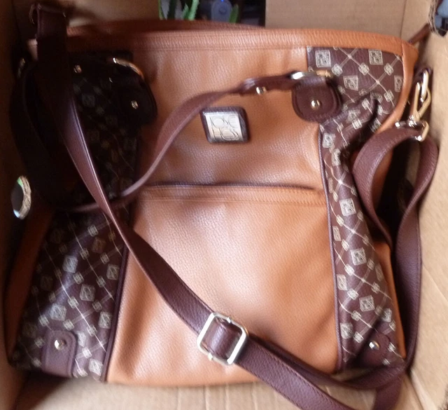 Jose Hess Madison Ave Faux Leather Handbag Danbury Mint