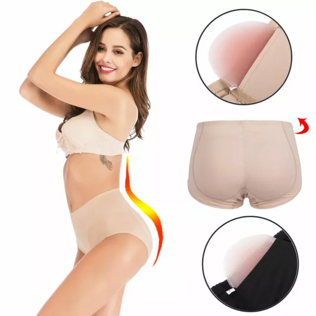 US Women Tummy Control Hip Enhancer Panty Silicone Pads Butt Lifter Shaper 2X 3X 2