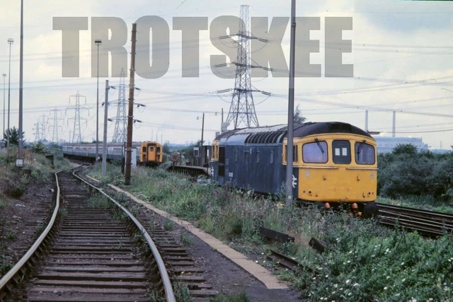 35mm Slide BR British Railways Diesel Loco Class 33 33055 Hoo Junction 1985 Orig