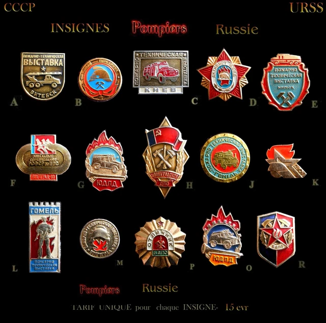 Insigne Original URSS – Brevet Officier Chars TANK, émail Russe CCCP