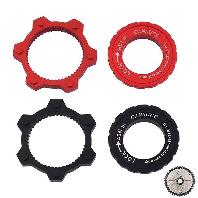 Disc Adapter Centre Lock To 6-Bolt Aluminum Alloy Bicycles Center Lock