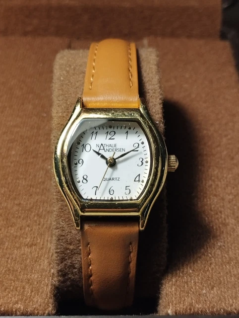 Montre Femme Gabriella Vicenza - Cadran Blanc, Bracelet Bleu - Quartz - Occasion Fonctionne