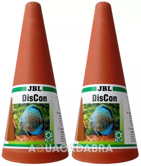 2x JBL DISCON DISKUS LAICHKEGEL HÖHLE ENGEL BUNTBARSCH FISCH AQUARIUMZUCHT