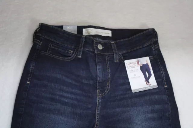 Signature Gold Levi Strauss Totally Shaping High Rise Skinny Womens Jeans NWT 2