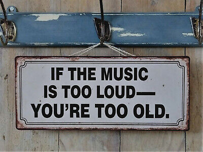 If the music is too loud-you 're too old. metallo scudo, raccontaci scudo, NUOVO