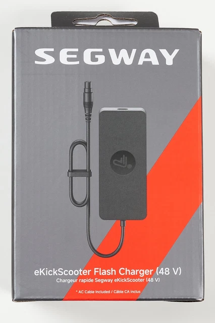 Segway-Ninebot E-Scooter Schnellladegerät Turbo Fast Charger 48V für MAX G3 / F3 / F3 Pro / ZT3 / GT3 – 210W Leistung, 50% kürzere Ladezeit, 7-facher Sicherheitsschutz: Tests, Infos & Preisvergleich