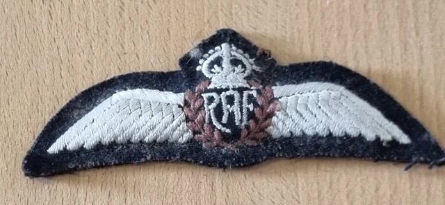 ORIGINAL WW2 RAF Royal Air Force Pilots Wings Padded Badge #2 £50.00 ...
