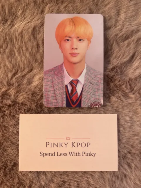 * DAMAGED* BTS  Jin ‘ Love Yourself’  Official Photocard + FREEBIES