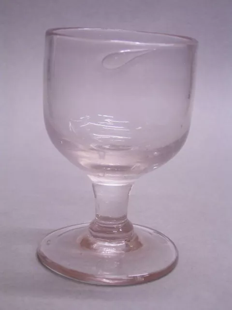 WEINGLAS: KLEINES KELCHGLAS vor 1900: HISTORISMUS GEBRAUCHSGLAS (191)