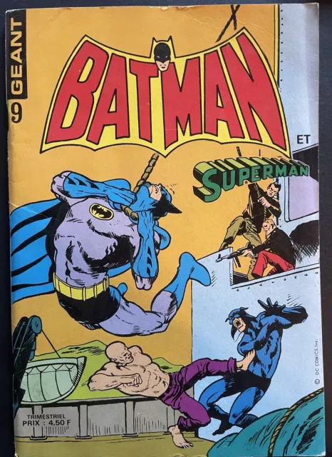 Batman et superman géant N°9 - . Sagédition  1978