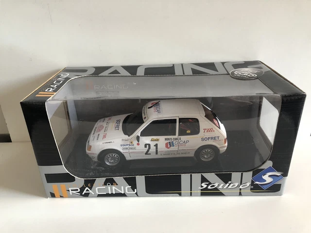 SOLIDO 1/18 Peugeot 205 Gti Rallye Monte Carlo