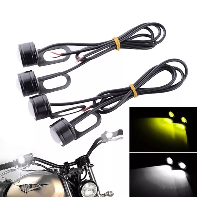 Luce Led Moto Faretto Super Luminoso Guida Lampada di Sicurezza Luce Freno SN❤