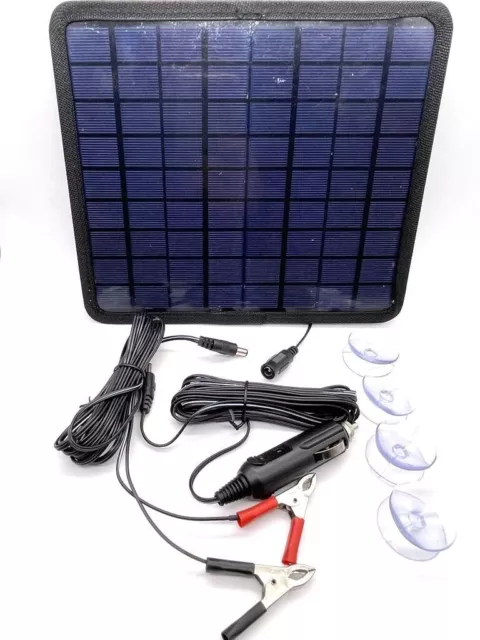 CARICABATTERIE SOLARE PER Auto Barca Pannello Solare 12V 5W awe EUR 42,99 -  PicClick IT