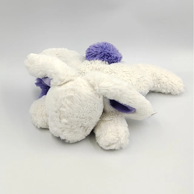 Doudou et compagnie lapin blanc violet Pompon - 23990