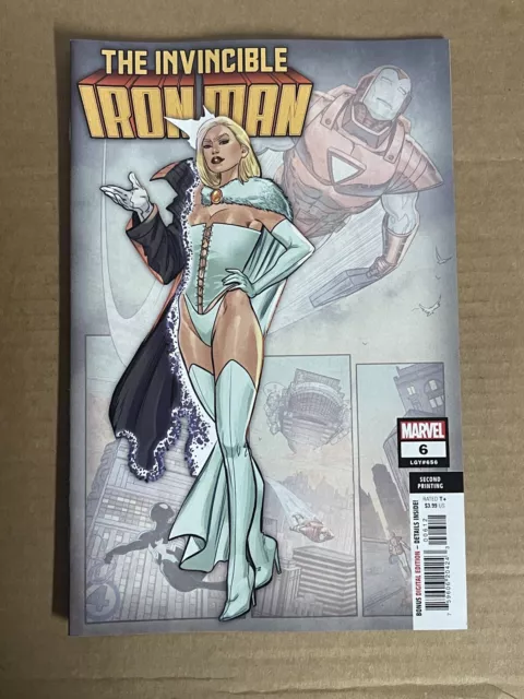 Invincible Iron Man #6 2Nd Print Variant Marvel Comics (2023) Emma Frost