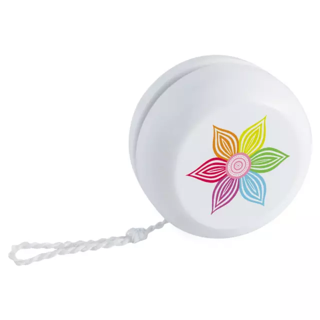 'Multicoloured Flower' Retro Style Yo-Yo (YY00025025)