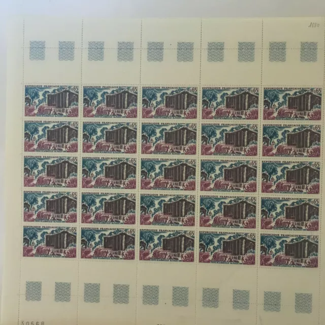Timbres/stamp France Feuille complète Sheet du N° 1680 x 25 Neuf ** Luxe MNH