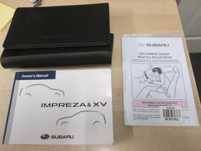 Subaru Impreza & Xv Owners Pack / Handbook / Manual + Wallet 2011~2016 (2012)