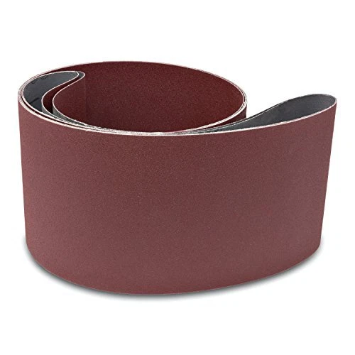 6 X 89 Inch 120 Grit Aluminum Oxide Multipurpose Sanding Belts, 2 Pack