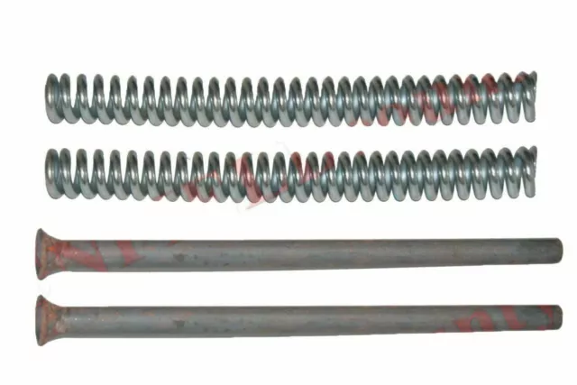 Pair Front Fork Spring With Rod Set 4 Units Lambretta GP LI TV SX 237mm