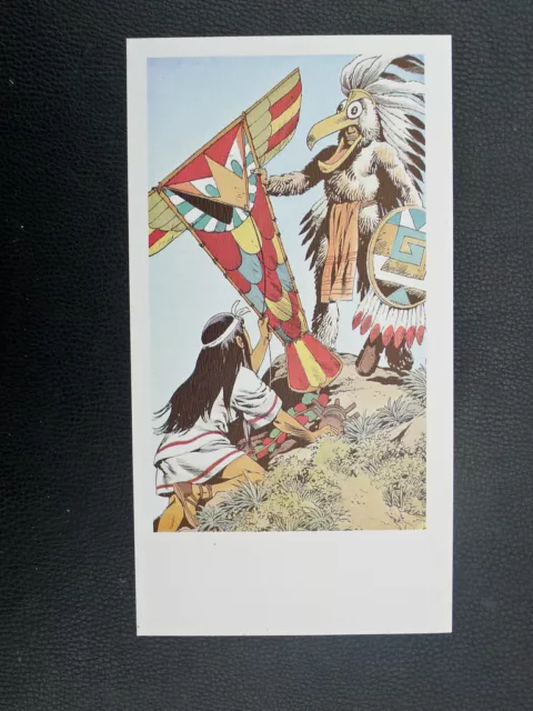 Ex-libris  MITTON Quetzalcoatl guerrier aigle