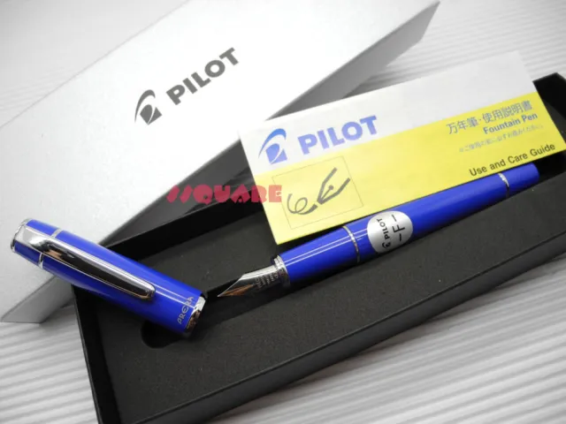 (Tracking no.) Pilot FPR-3SR Prera Fine Fountain Pen Royal Blue +6 Cartridges