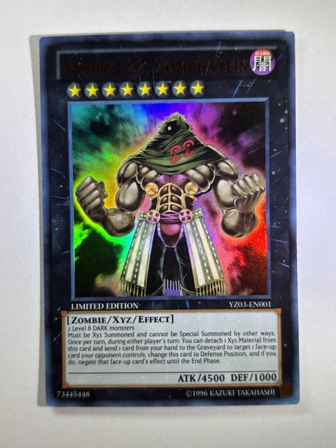 NUMBER 22: ZOMBIESTEIN RATE-ENSE1 Super Rare Yu-Gi-Oh Card Limited Edition  New 2.99 - PicClick UK