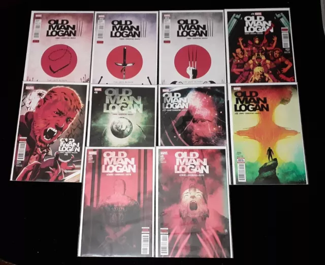 Old Man Logan #11 -#20 Marvel Comics Lot 2016 Ten (10) Book Lot Nm- Nm