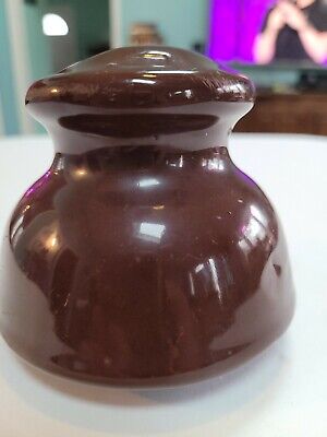 Large Brown PP Porcelain Insulator. Very nice piece. 3