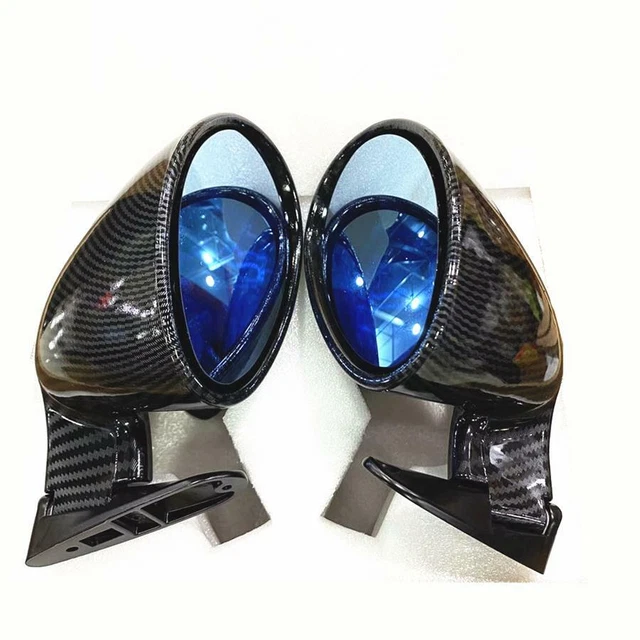 Car Rear View Mirror F1 Style Side Wing Plane Mirror Carbon Fiber Exterior Parts