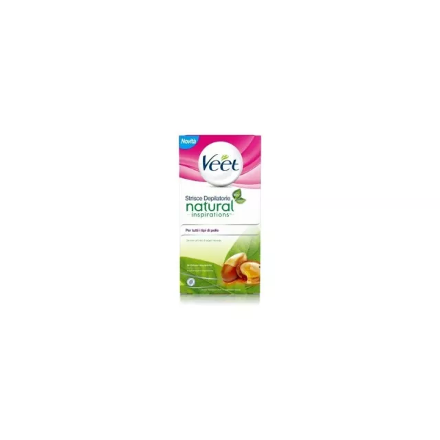 VEET Natural Inspirations Wax Strips With Argan Oil  16 Strips