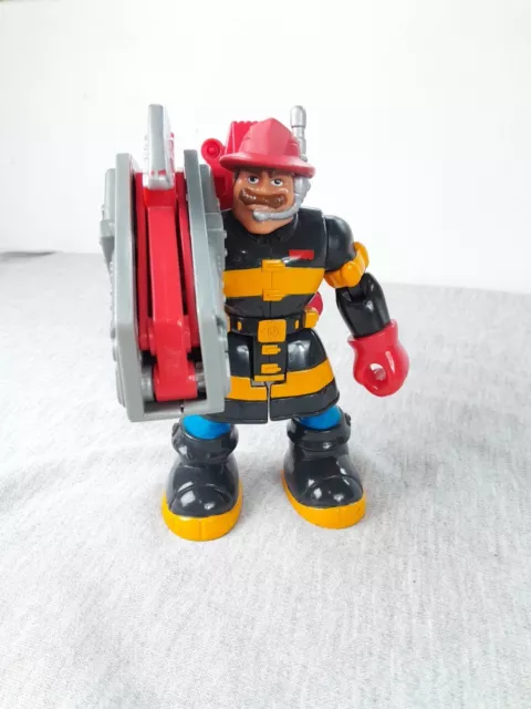 Vtg 1997 Rescue Heroes Fisher Price Fireman With Axe Billy Blazes 77081