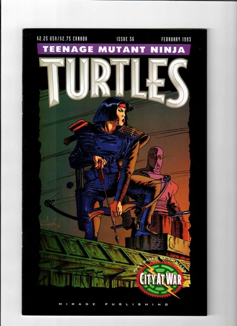 Teenage Mutant Ninja Turtles Issue #56 - Part 7  City At War - 1993 - Near Mint