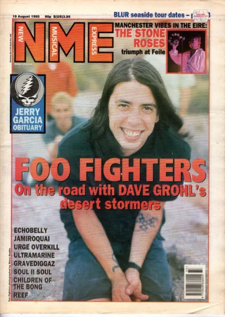 Magazine -  NME (UK) – Aug 19th 1995 Foo Fighters – Dave Grohl