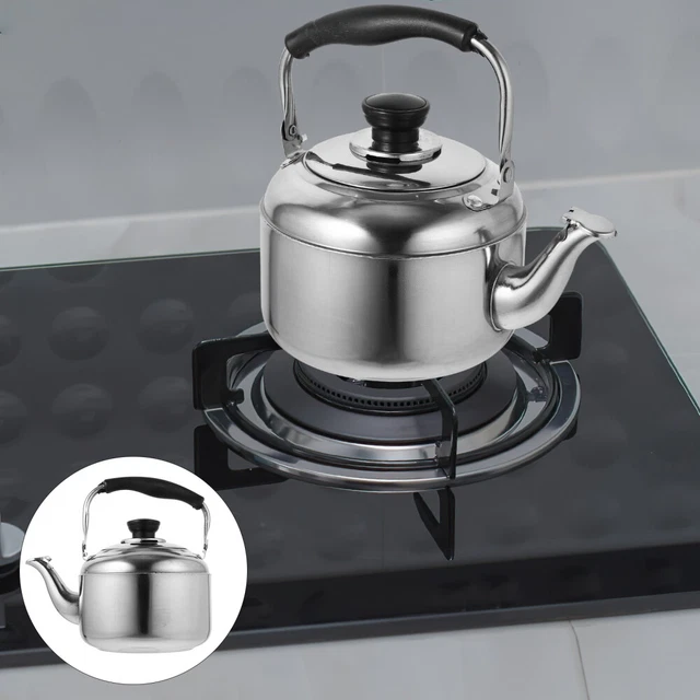 Otello Rosa Bollitore In Acciaio Inox Con Fischietto 3L - Per Gas, Induzione E Elettrico, Manico ICool Bollitore Cucina Classico - Foto 3