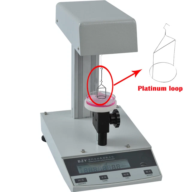 SURFACE LIQUID TENSIOMETER Interfacial Tension Meter Pt Loop RS232C