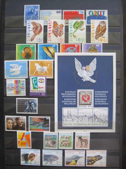 Schweiz Jahrgang 1995 MiNr. 1540-1570 Einzelmarken/Sätze postfrisch**zur Auswahl