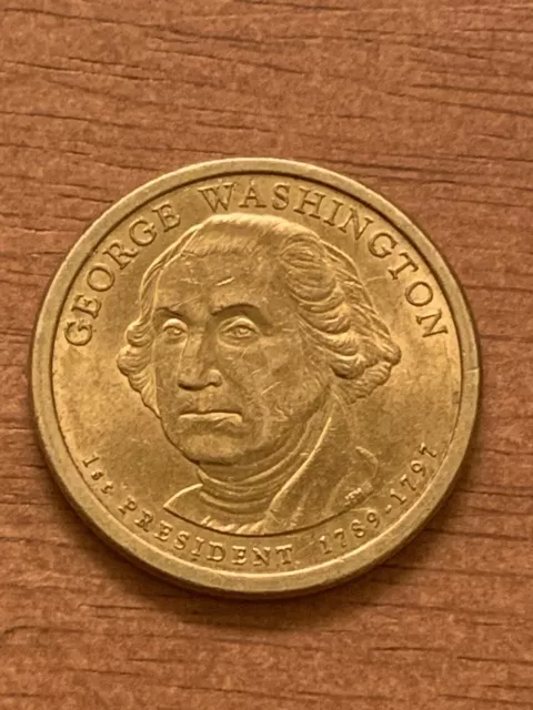 2007 P PRESIDENTIAL GEORGE WASHINGTON Gold $1 COIN Position A (153)