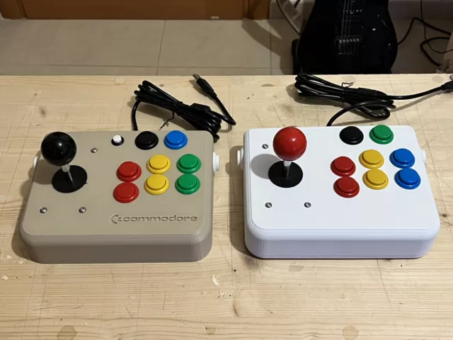 MINI ARCADE STICK PER PC CONSOLE Raspberry Pi RETROGAME MAME, USB, 8 PULSANTI 3