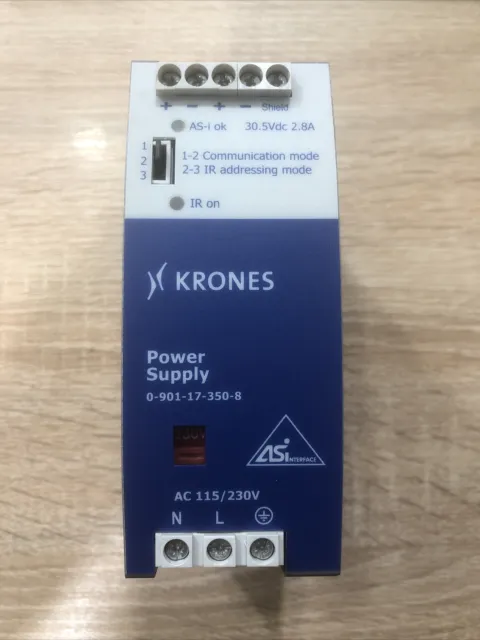 1 PCS Power Supply Krones 0-901-17-350-8 AC 115/230V  30.5VDC 2.8A