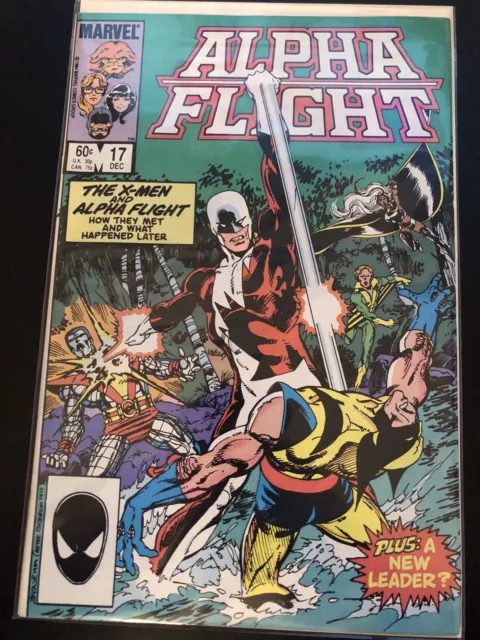 ALPHA FLIGHT #17 Wolverine X-Men 1st SERIES - Rare 1984 Marvel Comics