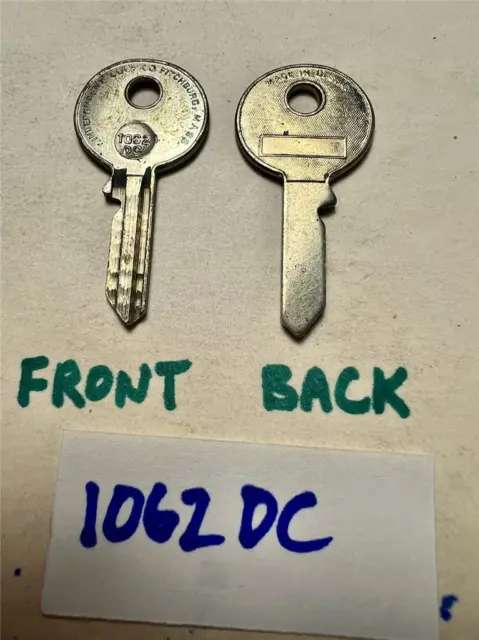 Vintage 1970s 1980s NOS ILCO 1062DC key blanks, new old stock