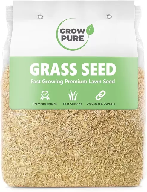 Fast Growing Hard Wearing Grass Seed For Quick Lawn Patch Repair and New Lawns