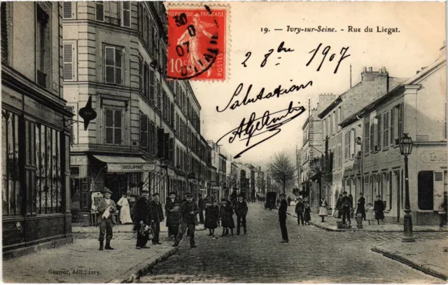 CPA Ivry-sur-Seine Rue du Liegat (1275916)