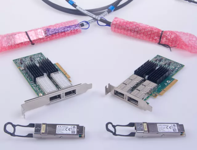 HP Mellanox 544QSFP 649281-B21 MCX354A-FCBT Firmware 40GbE PCIe ConnectX-3 NIC