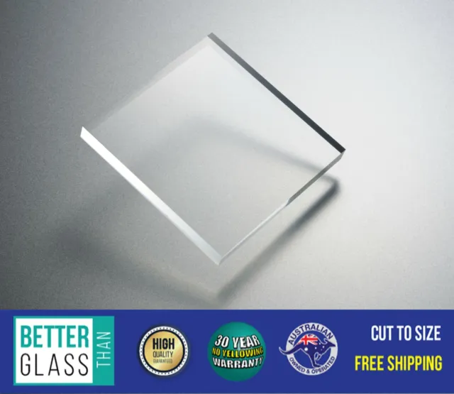 CLEAR ACRYLIC PERSPEX Sheet (6mm) BEST Price & Quality BULK DISCOUNT FREE POST